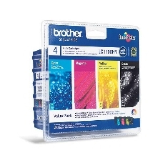 MULTIPACK BROTHER LC1100VALBP MFC5890CN DCP6690CW MFC6490CW Consumibles impresión de tinta