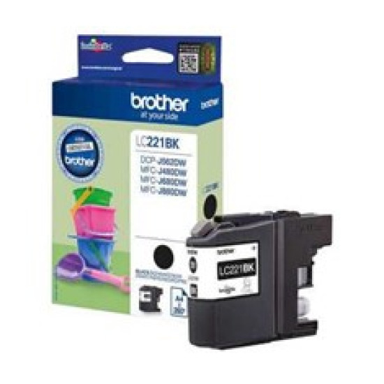 CARTUCHO TINTA BROTHER LC221BK NEGRO 260 Consumibles impresión de tinta