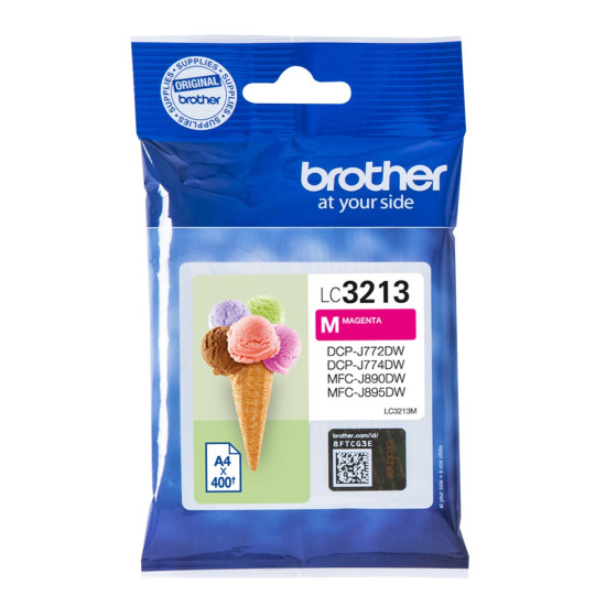 CARTUCHO TINTA BROTHER LC3213M MAGENA 400 Consumibles impresión de tinta