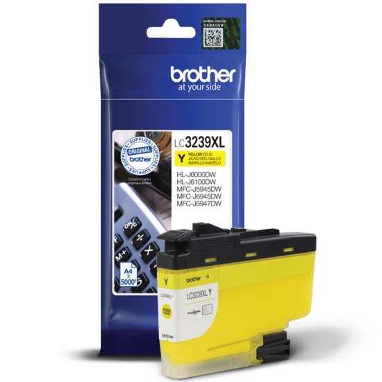 CARTUCHO TINTA BROTHER LC3239XLY AMARILLO 5000 Consumibles impresión de tinta