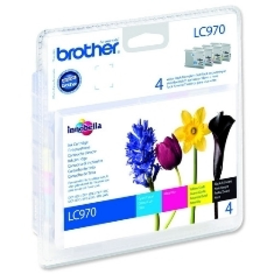 MULTIPACK BROTHER LC970VALBP DCP135 150C MFC235C Consumibles impresión de tinta