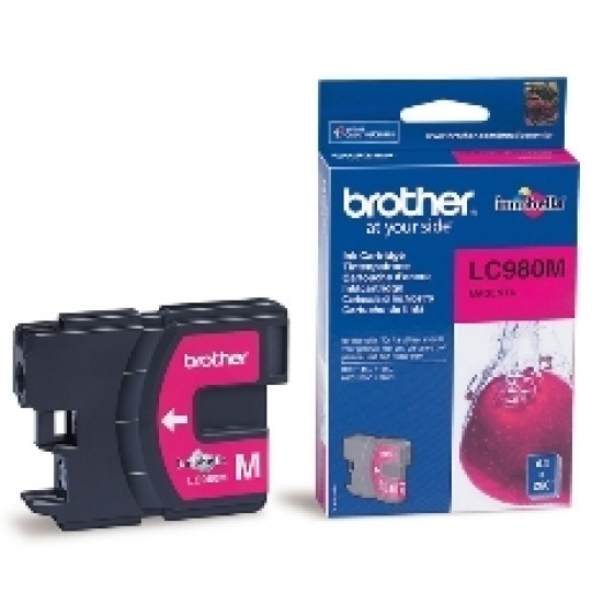 CARTUCHO TINTA BROTHER LC980M MAGENTA 400 Consumibles impresión de tinta