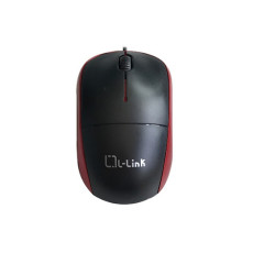 RATON OPTICO USB L - LINK NEGRO ROJO