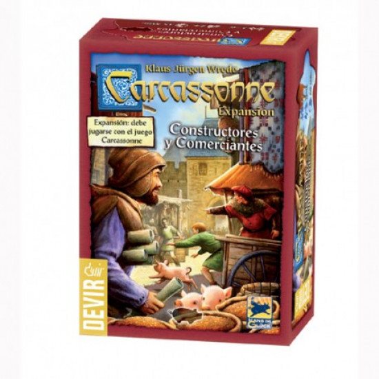 JUEGO MESA DEVIR CARCASSONNE CONSTRUCTORES Y Juegos de mesa