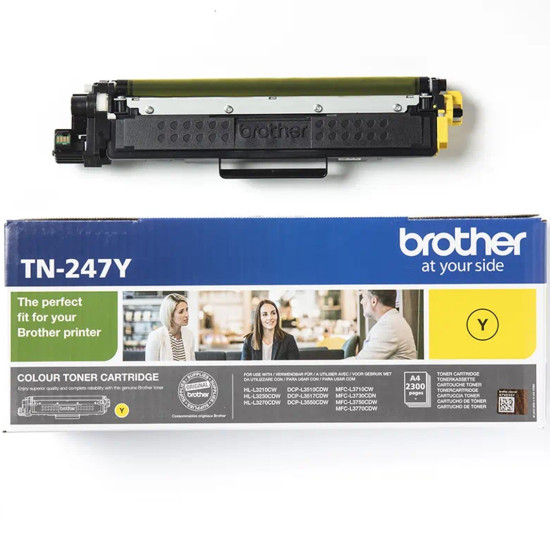 TONER BROTHER TN247Y AMARILLO 2300 PÁGINAS Consumibles impresión láser