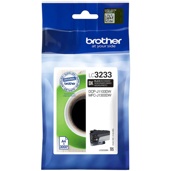 CARTUCHO TINTA BROTHER LC3233BK NEGRO 3000 Consumibles impresión de tinta