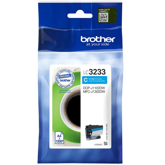 CARTUCHO TINTA BROTHER LC3233C CIAN 1500 Consumibles impresión de tinta