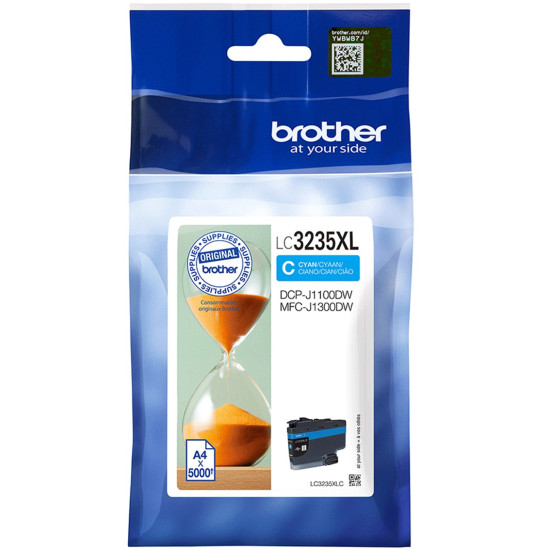 CARTUCHO TINTA BROTHER LC3235XLC CIAN 5000 Consumibles impresión de tinta