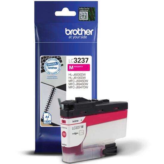 CARTUCHO TINTA BROTHER LC3237M MAGENTA 1500 Consumibles impresión de tinta