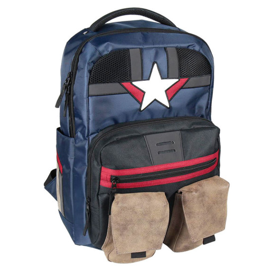 MOCHILA CASUAL CERDÁ MARVEL CAPITAN AMERICA Mochilas frikis