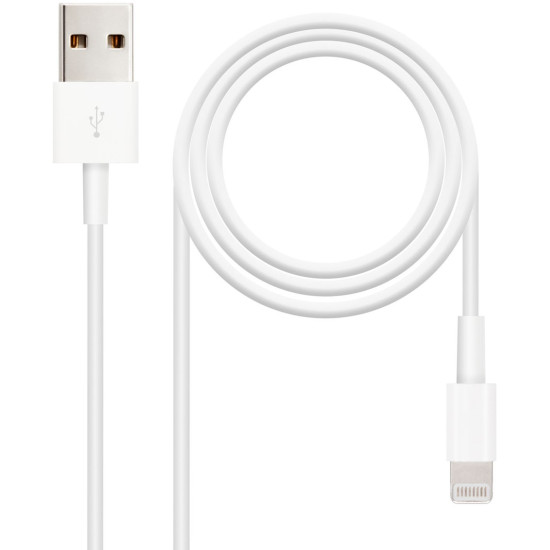 CABLE NANOCABLE USB 2.0 A IPHONE Cable de datos