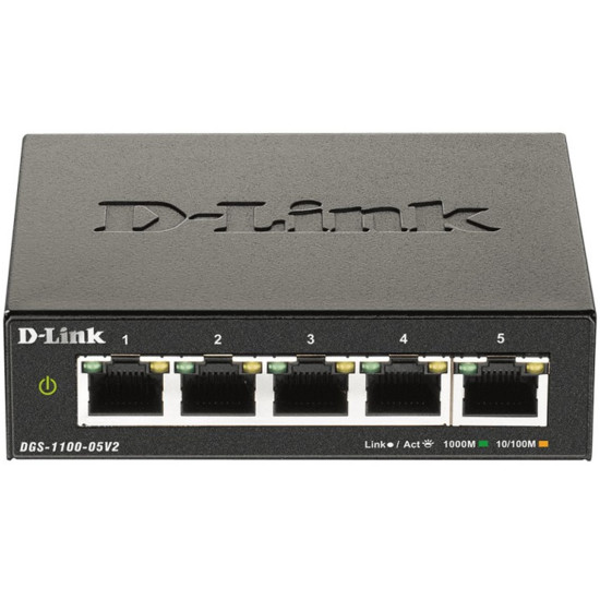 SWITCH D - LINK 5 PUERTOS GESTIONABLE EASYSMART Switch