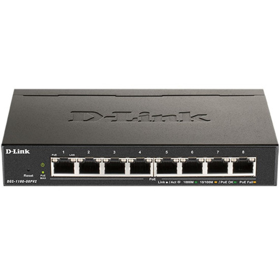 SWITCH D - LINK 8 PUERTOS GESTIONABLE EASYSMART Switch