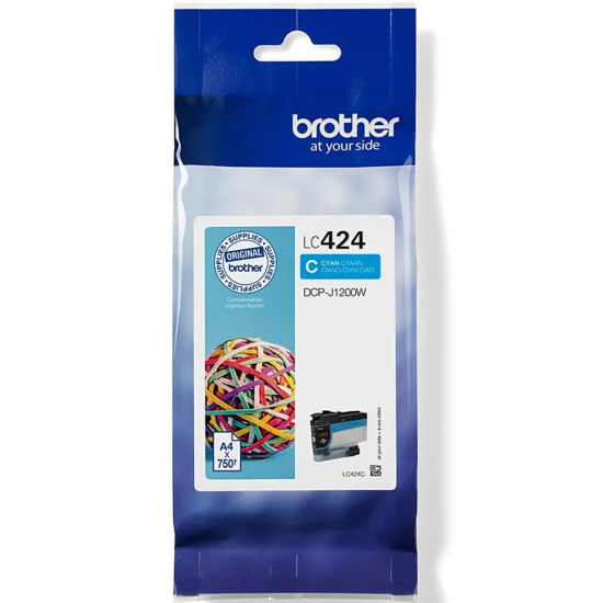 CARTUCHO TINTA BROTHER LC424C CIAN 750 Consumibles impresión de tinta