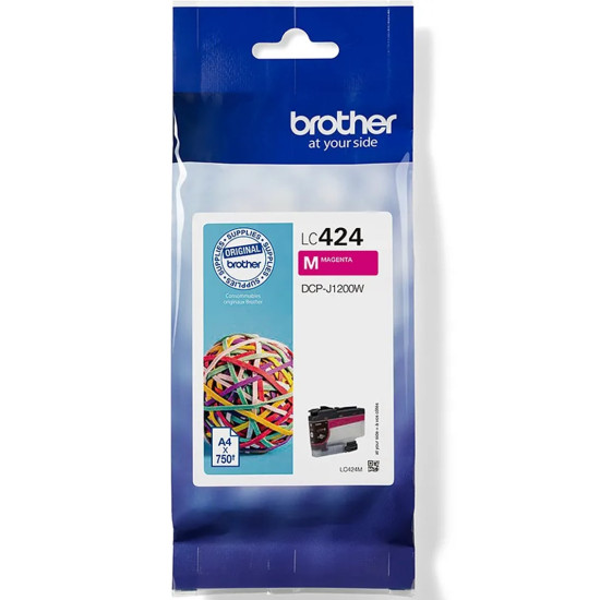 CARTUCHO TINTA BROTHER LC424M MAGENTA 750 Consumibles impresión de tinta