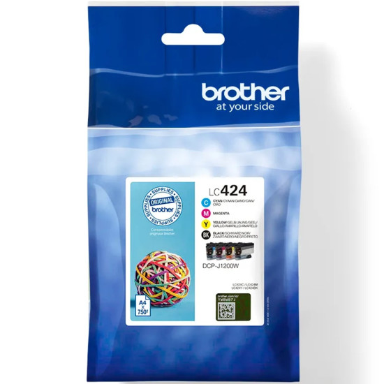 PACK CARTUCHOS TINTA BROTHER LC424VAL NEGRO Consumibles impresión de tinta