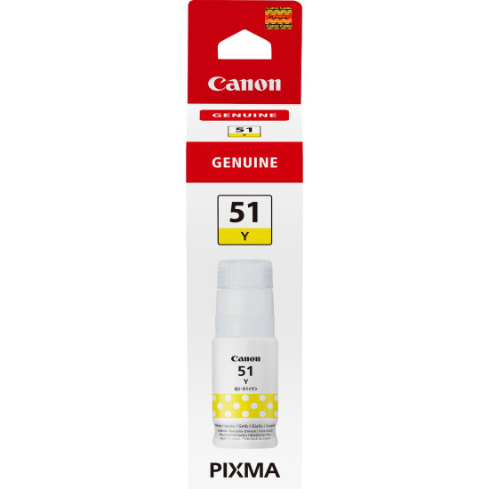 CARTUCHO TINTA CANON AMARILLO GI - 51Y 70ML Consumibles impresión de tinta