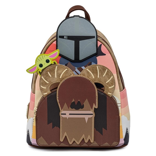 MOCHILA LOUNGEFLY THE MANDALORIAN MANDALORIAN Mochilas frikis