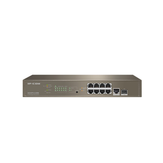 SWITCH IP - COM G5310P - 8 - 150W 8 PUERTOS POE Switch