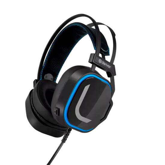 AURICULARES GAMING DENVER GHS - 131 USB NEGRO Auriculares