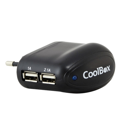 CARGADOR COOLBOX PARED 5V 2XUSB Cargadores para móviles