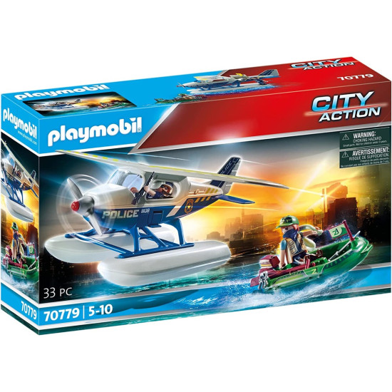 PLAYMOBIL POLICIA HIDROAVION: PERSECUCION CONTRABANDISTA Playmobils