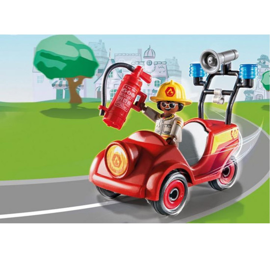 PLAYMOBIL D.O.C. MINI COCHE BOMBEROS Playmobils