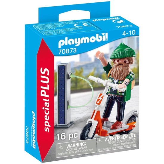 PLAYMOBIL HIPSTER CON E - SCOOTER Playmobils
