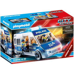 PLAYMOBIL COCHE POLICIA CON LUZ Y