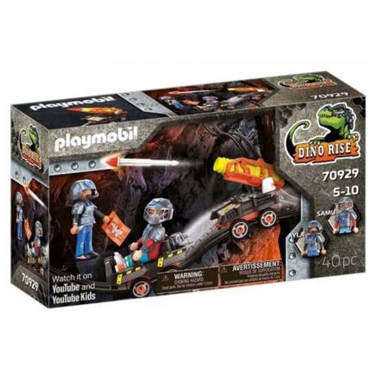 PLAYMOBIL DINO MINE CARRO COHETES Playmobils