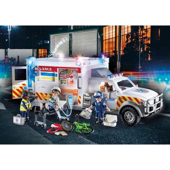 PLAYMOBIL VEHICULO RESCATE: US AMBULANCE Playmobils