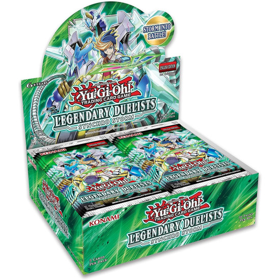 CAJA SOBRES CARTAS YU - GI - OH SYNCHRO STORM Cartas coleccionables