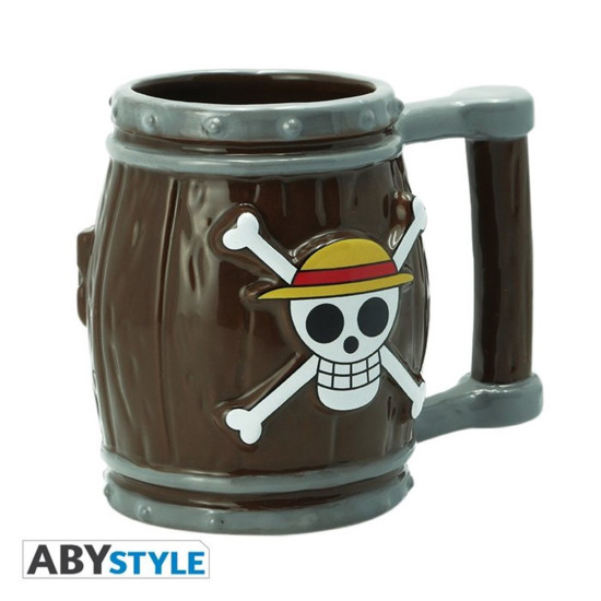 TAZA 3D ABYSSE ONE PIECE BARRIL Tazas y vasos