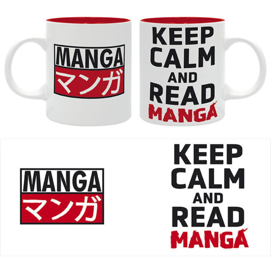 TAZA KEEP CALM AND READ MANGA Tazas y vasos