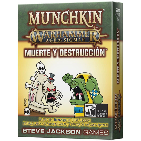 JUEGO MESA MUNCHKIN WARHAMMER MUERTE Y Juegos de mesa