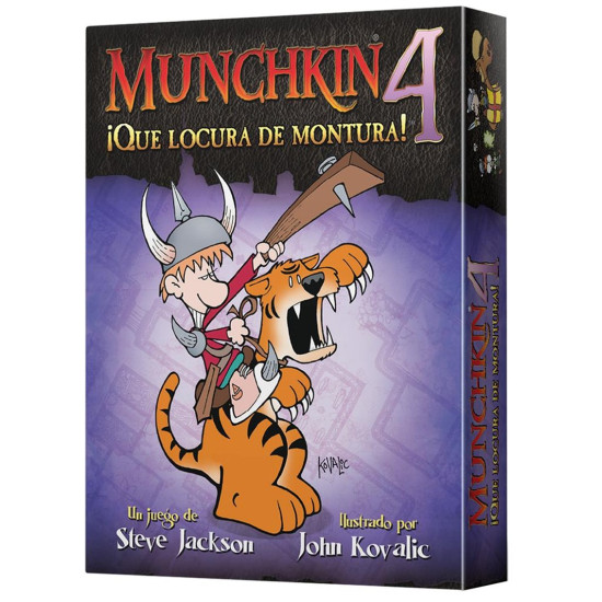 JUEGO MESA MUNCHKIN 4: ¡QUE LOCURA Juegos de mesa