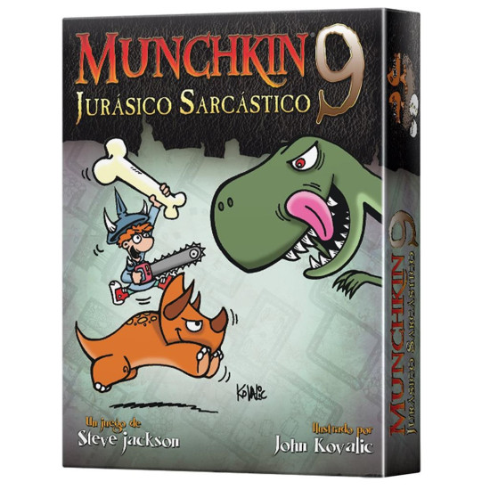 JUEGO MESA MUNCHKIN 9: JURÁSICO SARCÁSTICO Juegos de mesa