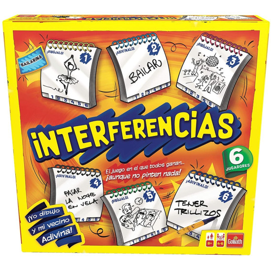 JUEGO MESA INTERFERENCIAS GRANDE 6 JUGADORES Juegos de mesa