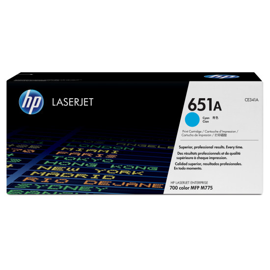 TONER HP 651A CIAN LASERJET Consumibles impresión láser