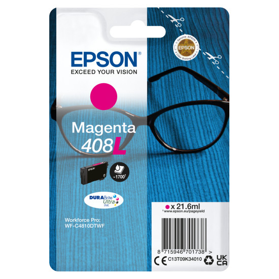 CARTUCHO TINTA EPSON 408L MAGENTA DURABRITE Consumibles impresión de tinta