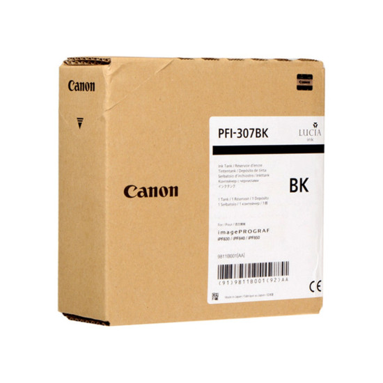 CARTUCHO TINTA CANON PFI - 307BK NEGRO Consumibles impresión de tinta