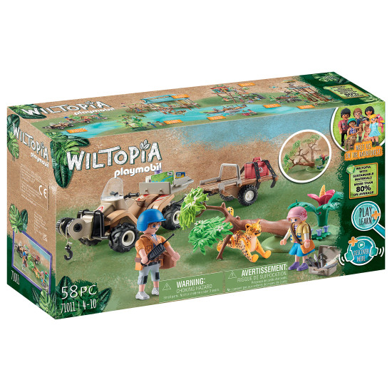 PLAYMOBIL WILTOPIA QUAD RESCATE ANIMALES Playmobils