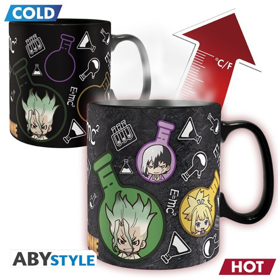 TAZA TERMICA ABYSTYLE DR STONE - Tazas y vasos