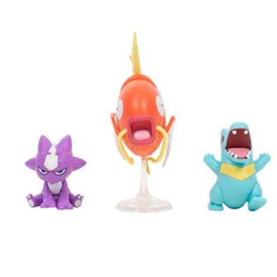 PACK 3 FIGURAS JAZWARES POKEMON BATALLA Figuras