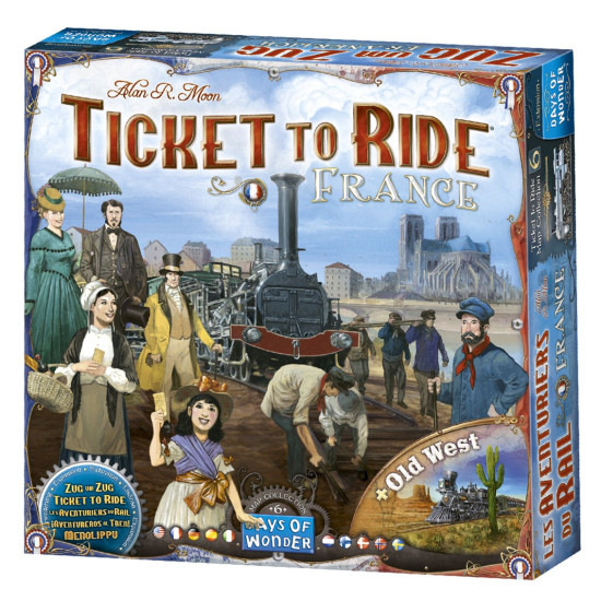 JUEGO MESA AVENTUREROS AL TREN FRANCIA Juegos de mesa