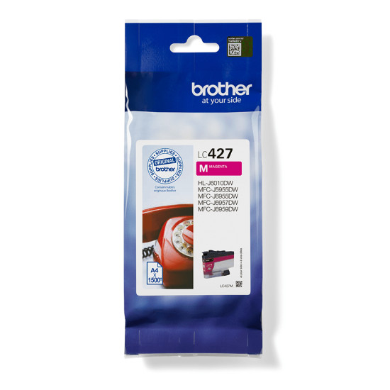 CARTUCHO TINTA BROTHER LC427M MAGENTA 1500 Consumibles impresión de tinta