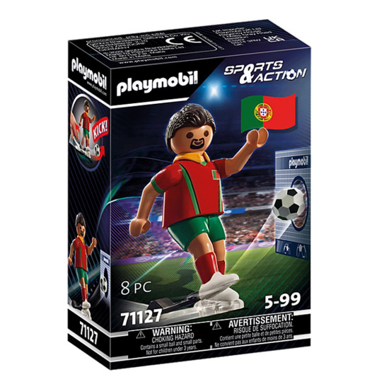 PLAYMOBIL JUGADOR FUTBOL -  PORTUGAL Playmobils