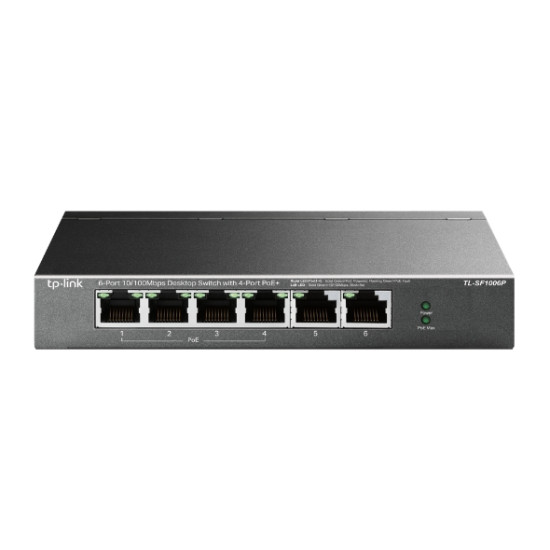 SWITCH 6 PUERTOS TP - LINK TL - SF1006P 10 Switch