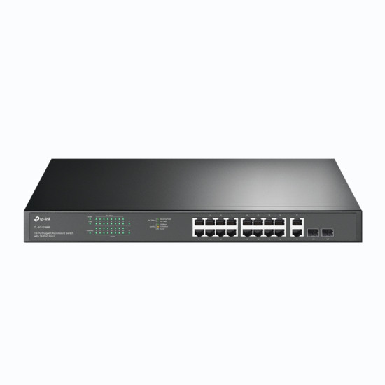 SWITCH 18 PUERTOS TP - LINK TL - SG1218MP 16 Switch