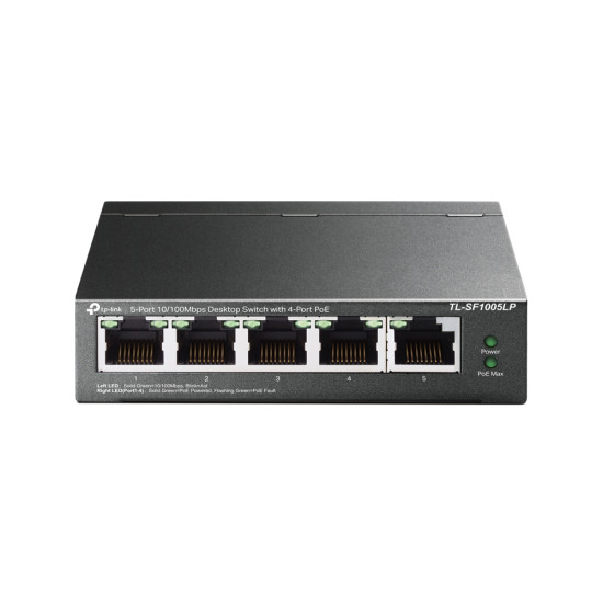 SWITCH 5 PUERTOS TP - LINK TL - SF1005LP 10 Switch